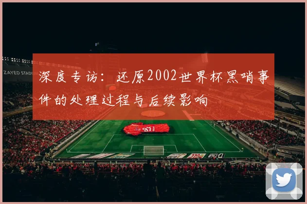 深度专访：还原2002世界杯黑哨事件的处理过程与后续影响